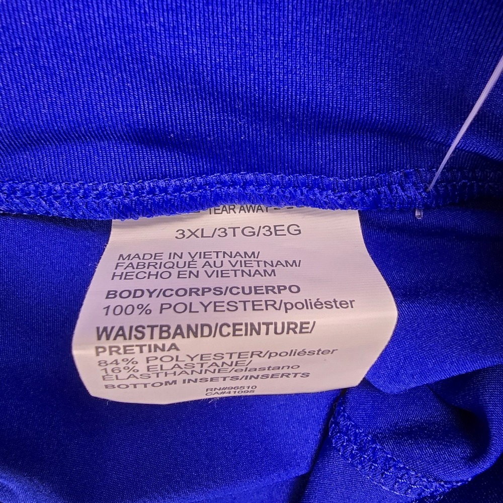 NEW Under Armour Shorts Women's 3XL Blue Athletic Loose Heatgear Solid Sportcore - Picture 9 of 15